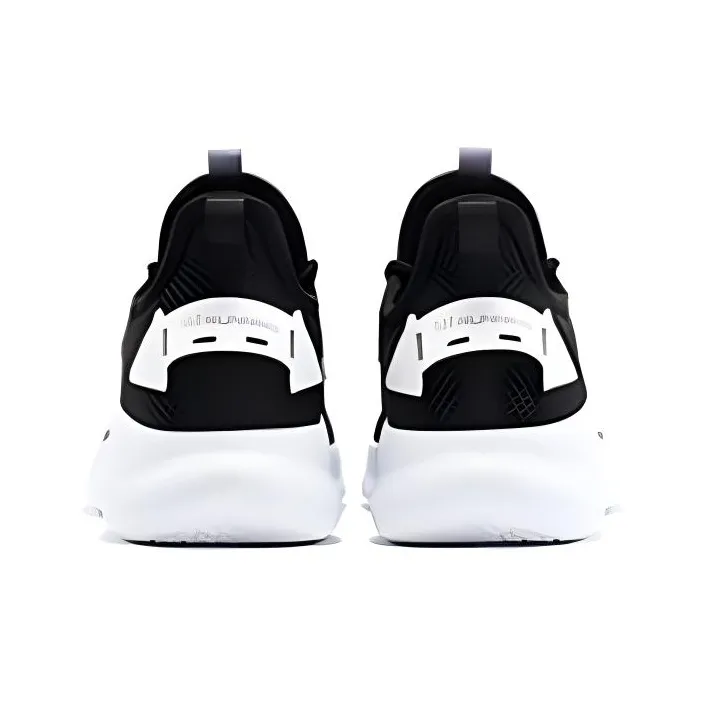 361° Anti Slip Wear Resistant Low Top Running Shoes Women's Black White-2