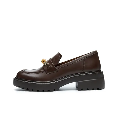 Joypeace Sugar Cooked Chestnut Loafers Women's