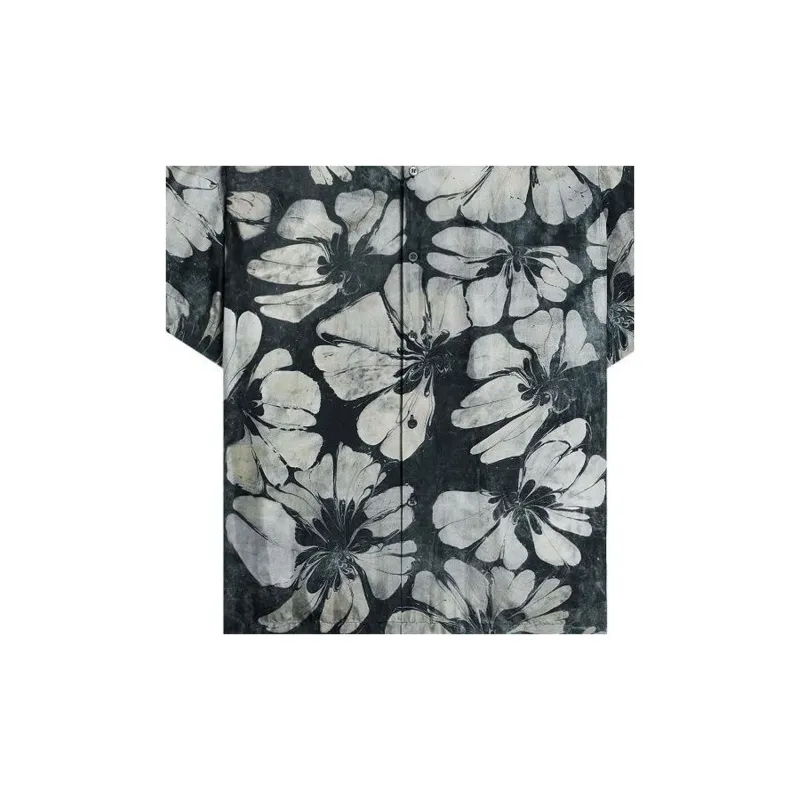 DRIES VAN NOTEN Cassidye Printed Short Sleeved Shirt-4