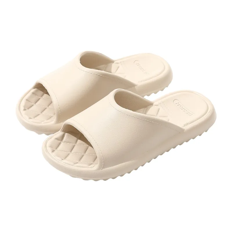 Foot Recreation Diamond Pattern Slip Resistant Comfortable Quiet EVA Minimalist Style All Season Home Slippers-16