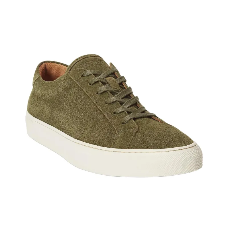 Polo Ralph Lauren Jermain Low Top Skateboard Shoes Men's Green-2