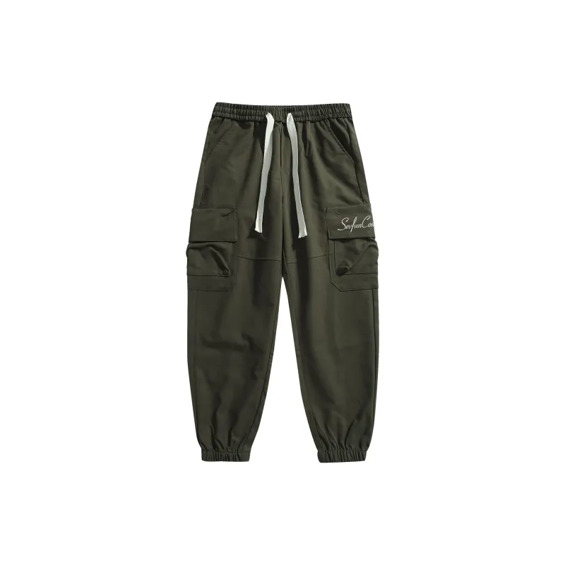 7 SEVFUN Casual Pants Unisex Black-7