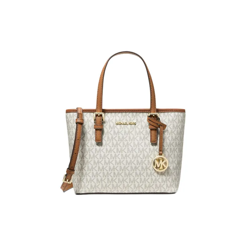 MICHAEL KORS Jet Set Travel Extra Small Logo Top Zip Tote Bag-0