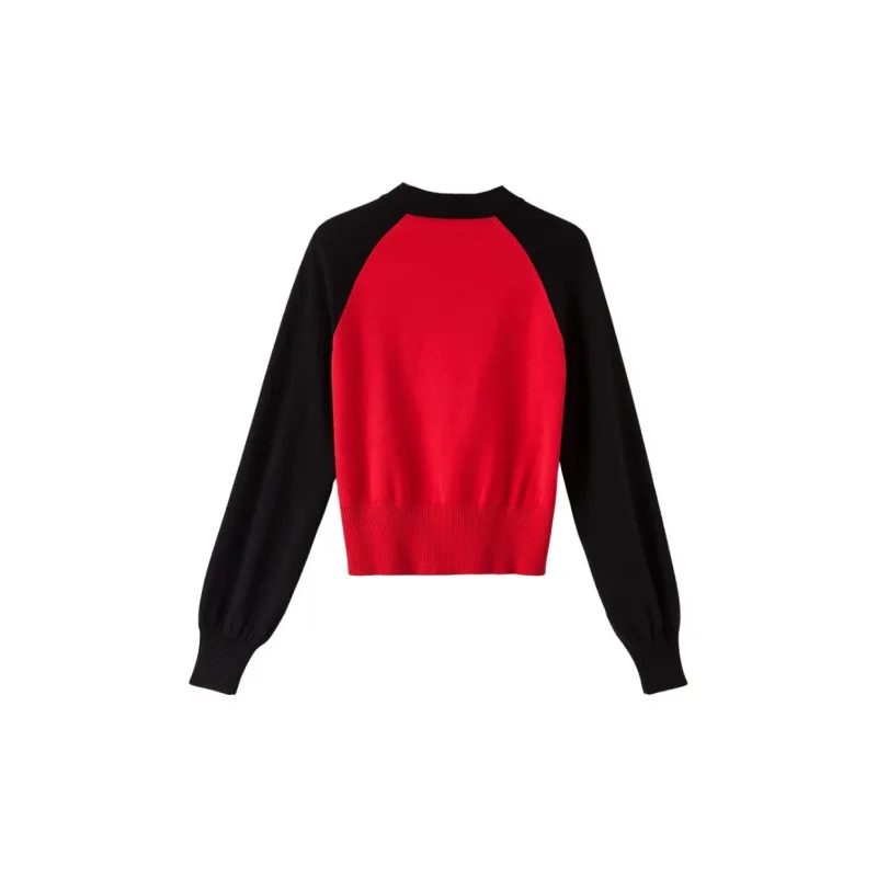 Late White Knitwear Women's Red-2