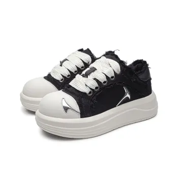 KUNGFUDEER Anti Slip And Wear Resistant Height Increasing Low Top Skateboard Shoes Unisex