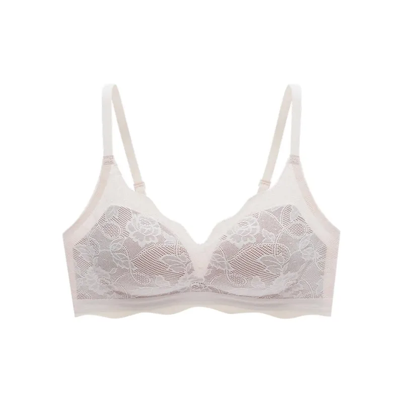 ENWEIS Bra Strong Lace Gathering Women's-0