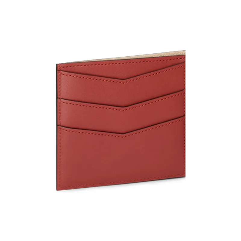 Moynat Canvas And Stripe Fabric Print Wallet Men's Red/Orange/Green-3