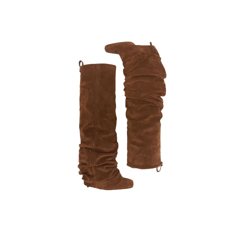 The Attico Rea Knee-high Boots 10.5cm Women's Brown-4