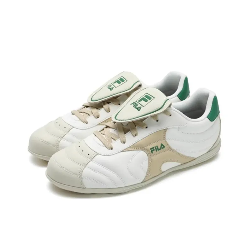 FILA Anti-Slip Wear-Resistant Low-Top Casual Shoes Men's White Gray-1