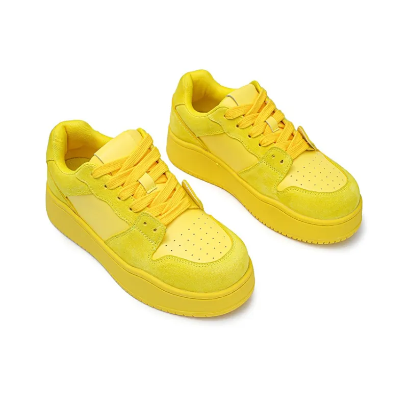 Year By Year Slip Resistant Low Top Skateboard Shoes Unisex-1