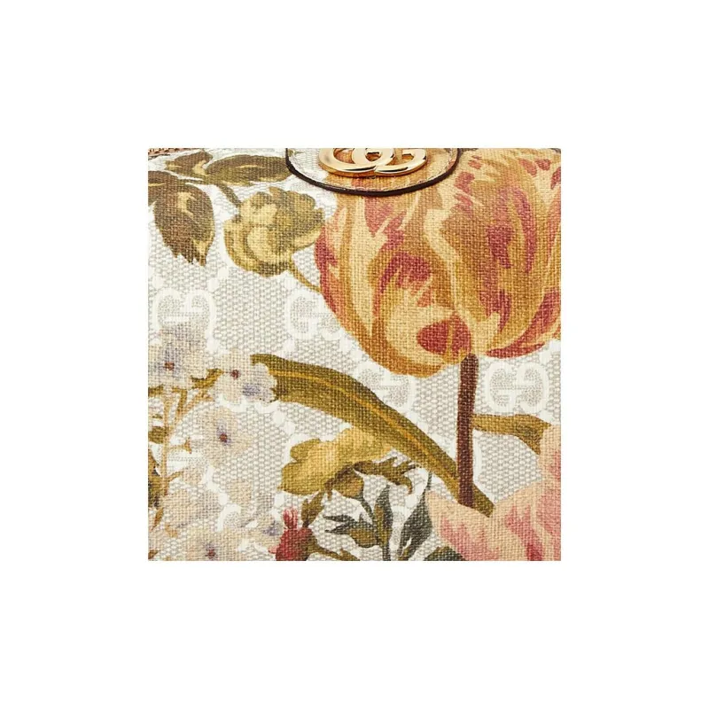 GUCCI Ophidia Canvas Makeup Bag Women's Multicolor-4