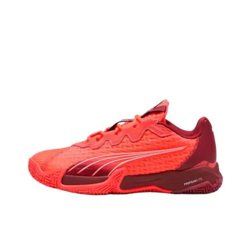 PUMA Nova Anti Slip Wear Resistant Low Top Tennis Shoes Unisex Red