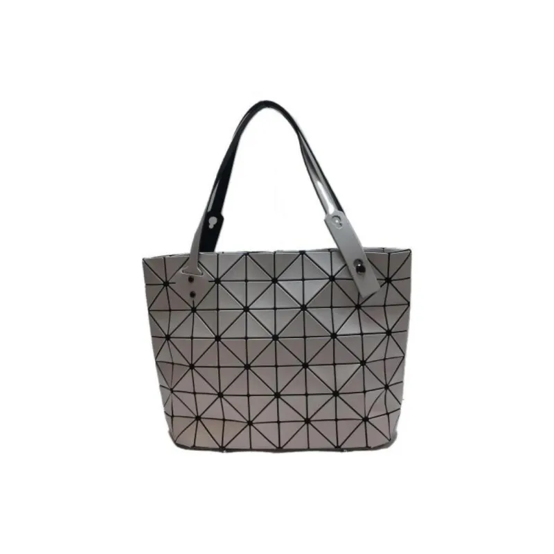 ISSEY MIYAKE PVC Tote Bag, Shopping Bag, Handbag Unisex Charcoal Gray-1