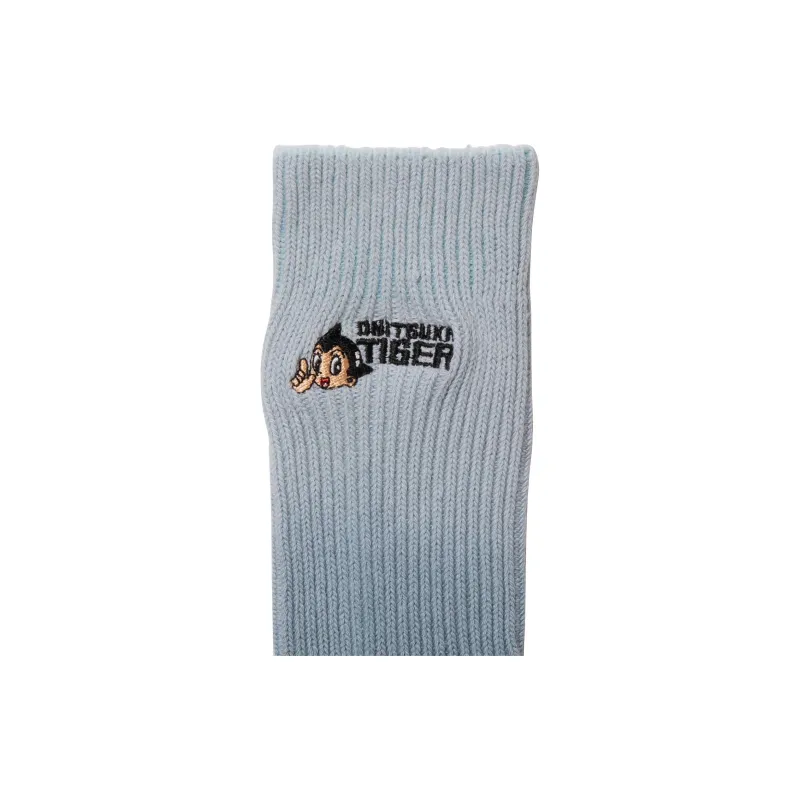 Onitsuka Tiger Knee High Socks Unisex 1 Pack Blue Gray-2