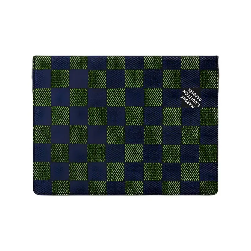 LOUIS VUITTON Book Messenger Damier Heritage Blue/Green-2