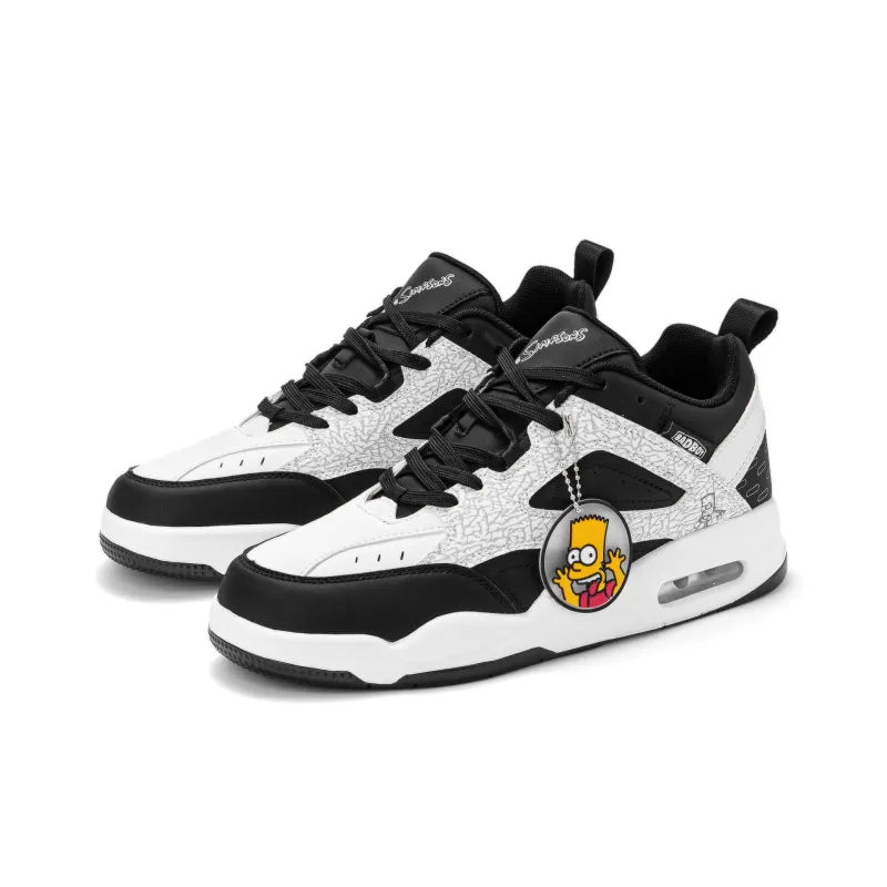 The Simpsons Cushioning Coverage Height Increasing Balance Wear Resistant Lightweight Skateboard Shoes Unisex-3