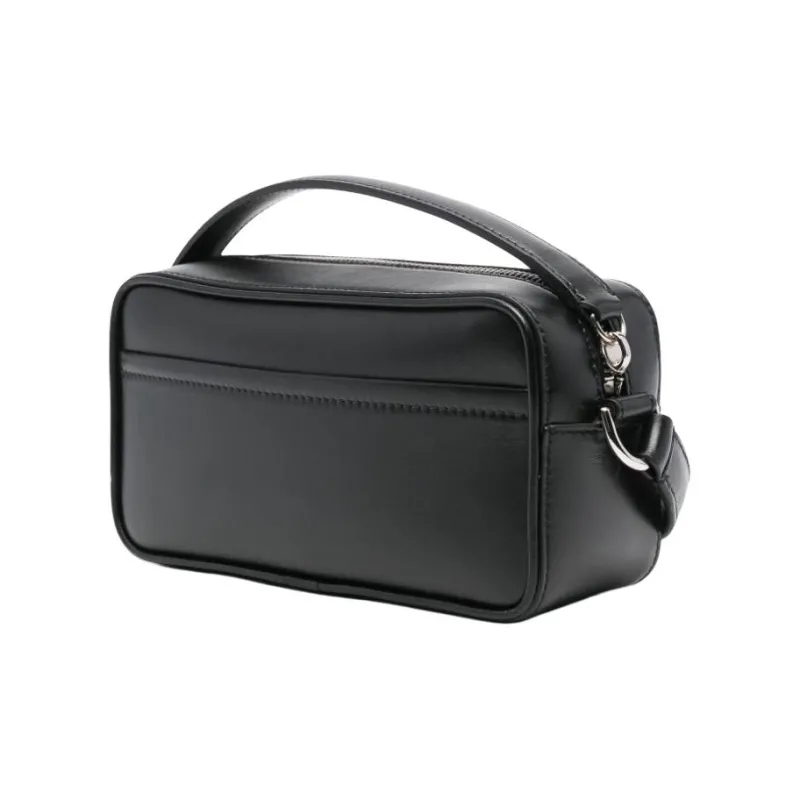 Jacquemus Calfskin One Shoulder Handbag Men's Black-1