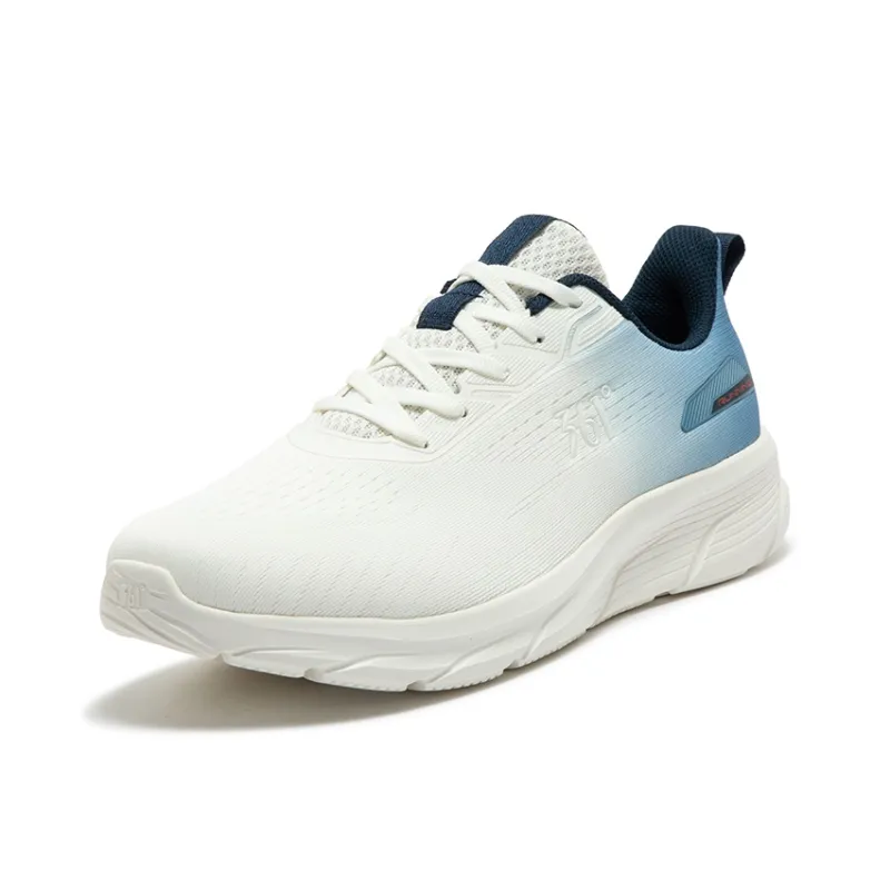 361° Cushioning Wear-Resistant Low-Top Running Shoes Men's White Blue-4