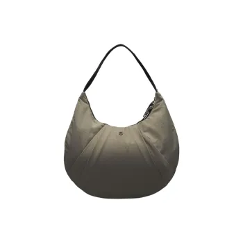Lululemon Fabric Croissant Bag Shoulder Bag Crossbody Bag Regular Women's Green Gray & Black