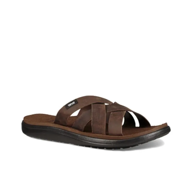 Teva Slip-Resistant Slide Slippers Men's Brown-2