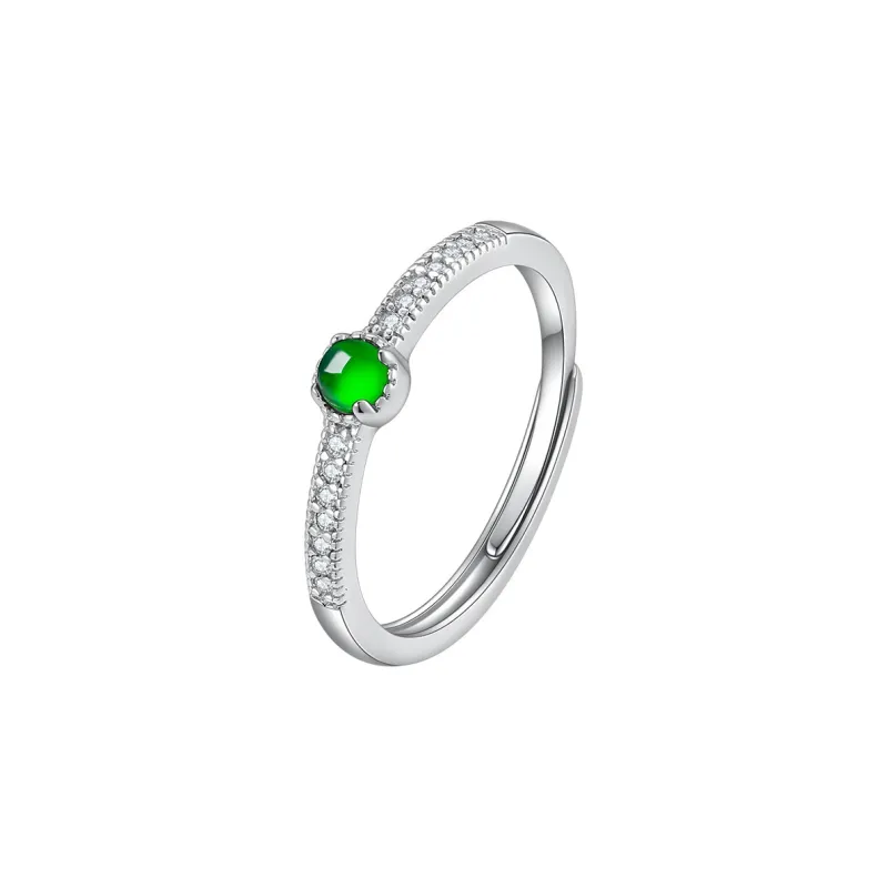 Princess Cui Ice Type Jadeite Rings Unisex-0