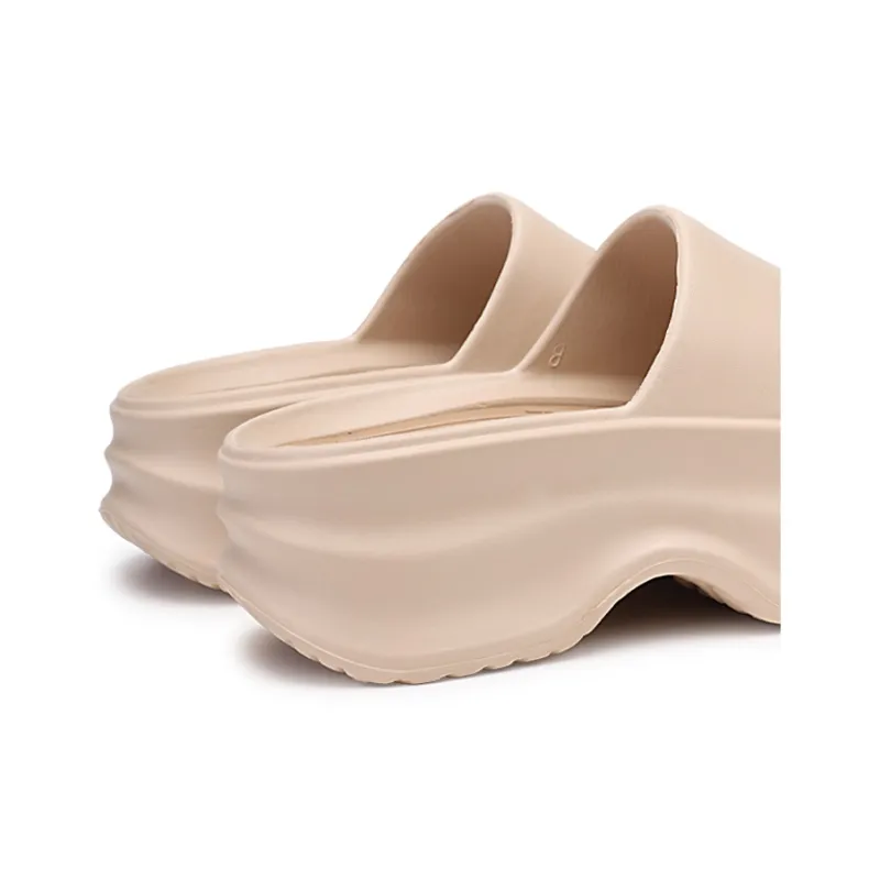 XMISTUO Minimalist Style Fashion Squashy And Bouncy Feeling Platform Slippers For Women's-2