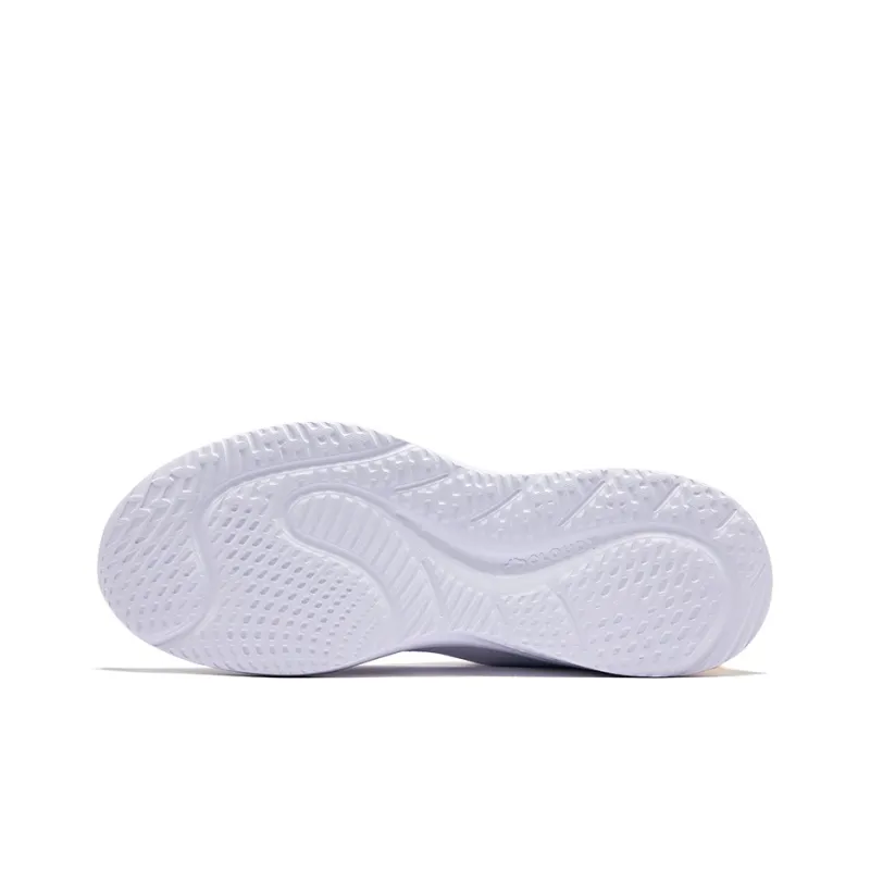Erke Cushioning Lightweight Low Top Running Shoes Men's Erke White Fresh Green-4