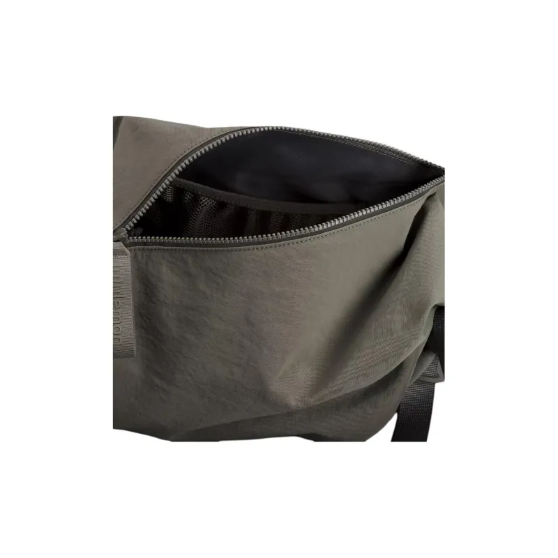 Lululemon Nylon And Polyester Blend Crossbody One Shoulder Backpack Regular Women's Green Gray-2