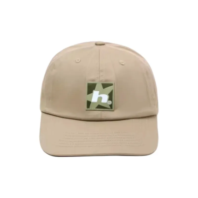 HUF Cotton Baseball Caps Unisex Brown-1
