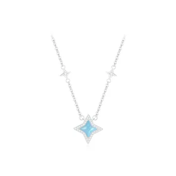 PRETTY DIARY S925 Silver Necklaces Women's