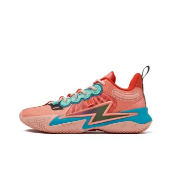 LiNing Son Of Flash Anti Slip Wear Resistant Low Top Basketball Shoes Unisex Pink