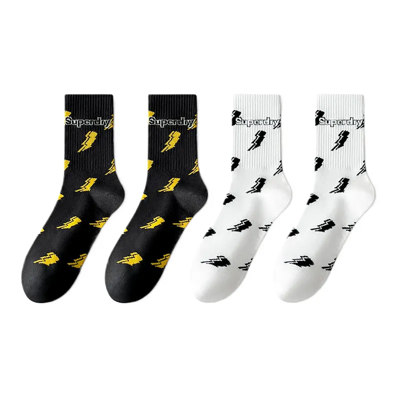 Cotton Gene Mid Calf Socks Men's 4 Pack-2