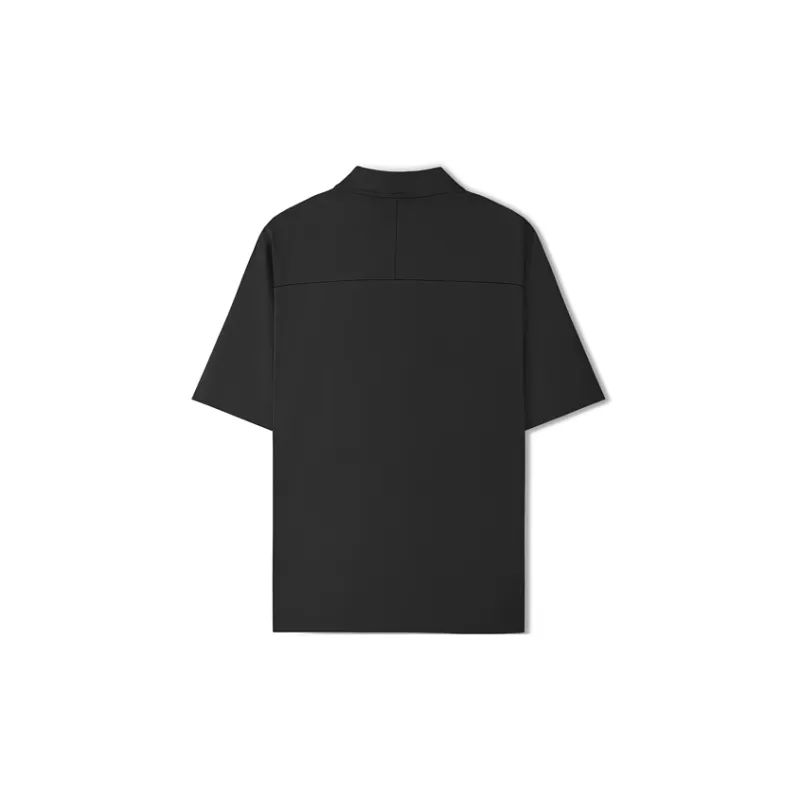 Skechers Polo Shirt Men's Midnight Black-1