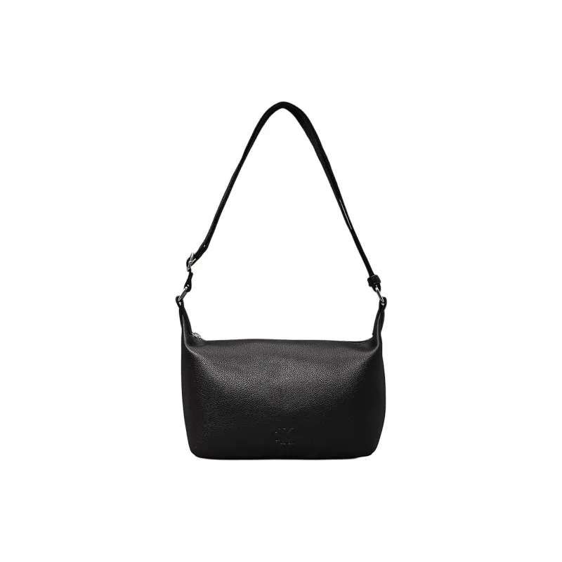 CALVIN KLEIN Polyurethane Shoulder Bag Crossbody Bag Small Size Women's Black-3