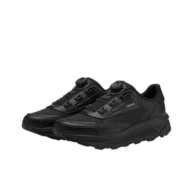 DESCENTE DUALIS Urban Commuting Abrasion Resistant Low Top Casual Shoes Women's Black-1
