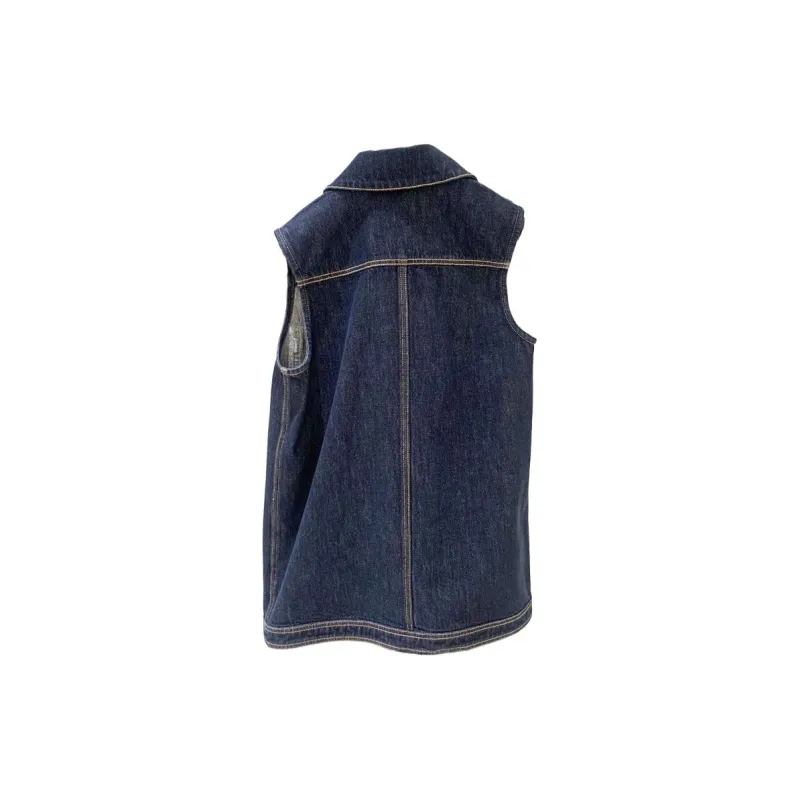 CHANEL Tank Tops Women's Dark Blue-1