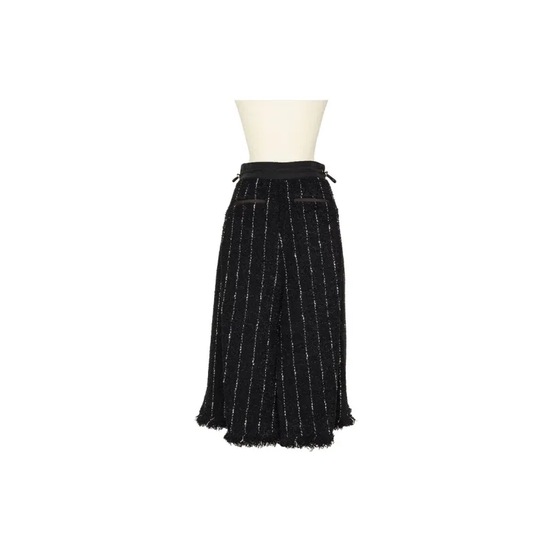 Sacai Casual Long Skirts Women's Black-1