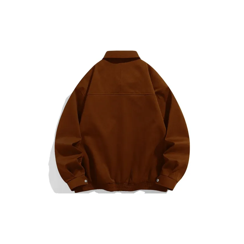 ADOONGA Jackets Coats Unisex Coffee-19