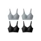 4 Pack-Versatile Black 2+Gray 2