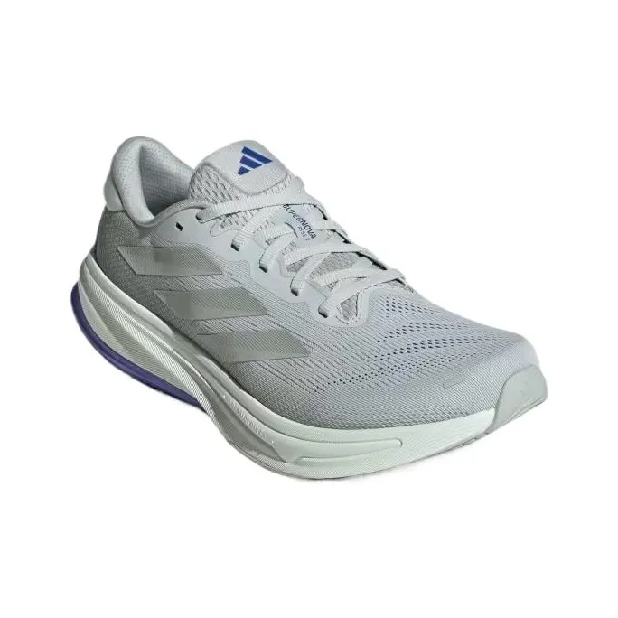 Adidas SUPERNOVA RISE Abrasion Resistant Low Top Running Shoes Men's Silver Green-2