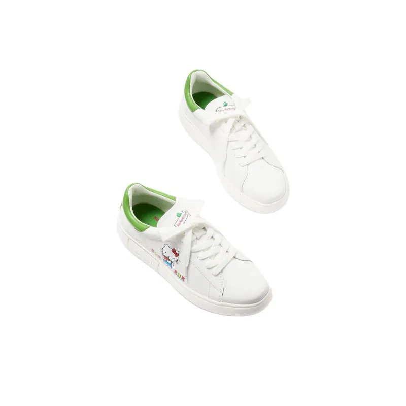 Hello Kitty x Kate Spade Low Top Casual Shoes Women's White Green-4