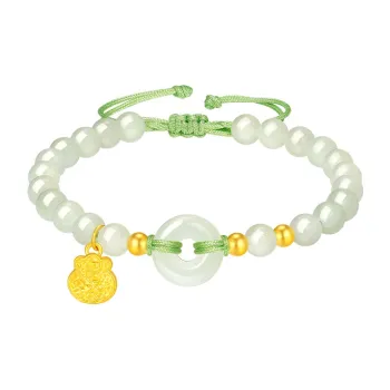 CHINA GOLD Hetian Jade Bracelets White Jade/Pale Greenish White Jade Women's