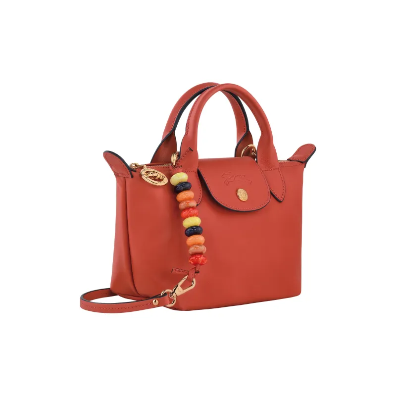 LONGCHAMP Le Pliage Xtra Cow Leather Shoulder Bag Crossbody Bag Handbag Mini Women's Ochre Yellow-2