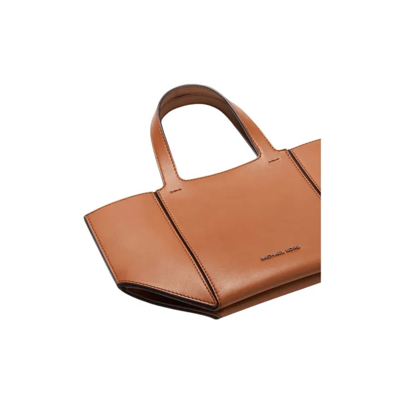 MICHAEL KORS Leather Tote Bag Shopping Bag Handbag Small Size Women's Dark Brown-6