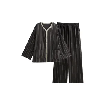 Same Language Pajama Set Men's Dark Maroon
