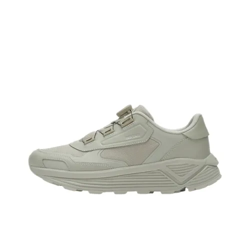 DESCENTE DUALIS Urban Commuting Wear Resistant Low Top Casual Shoes Women's Greige