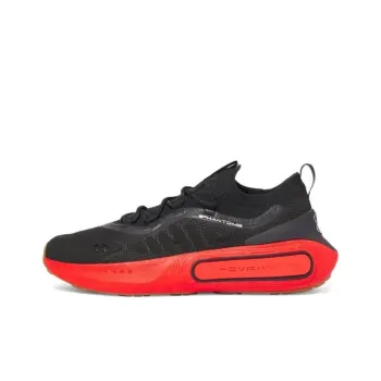 Under Armour Phantom 4 Anti Slip Wear Resistant Low Top Casual Running Shoes Men's Black Red