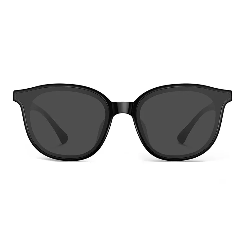 LOHO Plate Frame Round Sunglasses Women's-1