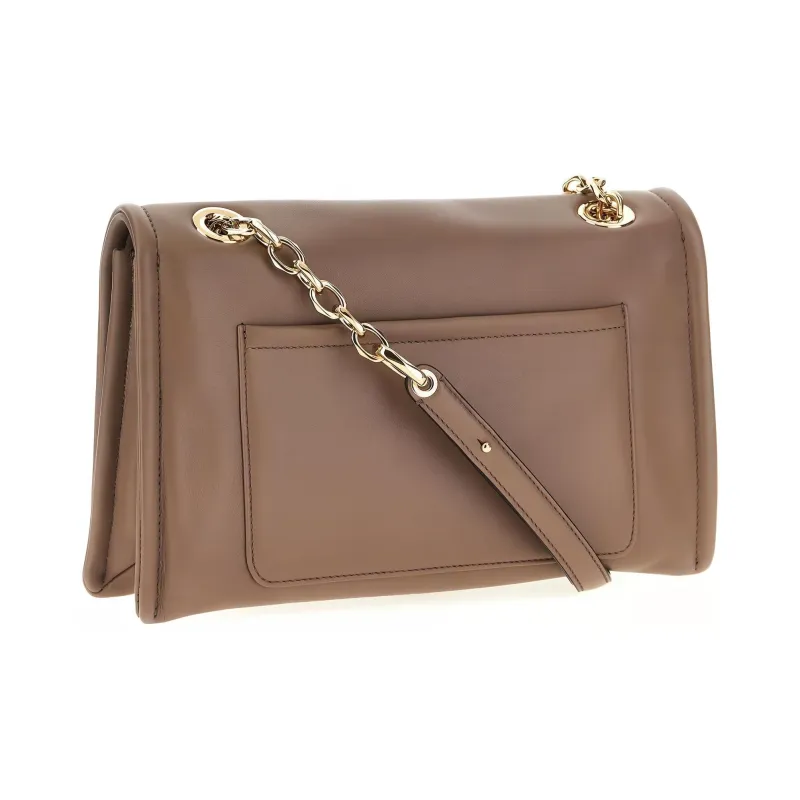 Valentino Garavani Logo Plaque Foldover Top Shoulder Bag-1
