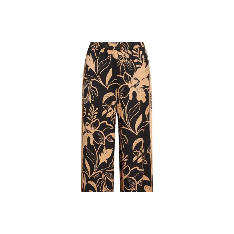 KARL LAGERFELD / Karl Lagerfeld Jeans Printed Wide leg Trousers-6